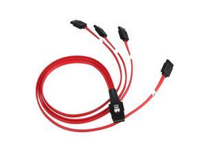 6Gbps Mini SAS 4i SFF-8087 36P to 4 SATA 7P HDD Hard Drive Splitter Cable 1M 6Gbps Mini SAS 4i SFF-8087 36P to 4 SATA 7P HDD Hard Drive Splitter Cable 1M