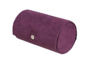 Traveling Pretty Cylinder Three Layers Storage Jewelry Multifunction Box Purple Traveling Pretty Cylinder Three Layers Storage Jewelry Multifunction Box Purple