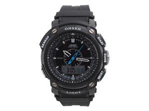 OHSEN Unisex Waterproof Digital LCD Alarm Date Mens Military Sport Rubber Watch Black OHSEN Unisex Waterproof Digital LCD Alarm Date Mens Military Sport Rubber Watch Black