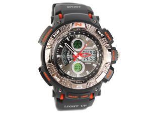 Ohsen 30M Waterproof Men Dial Silicone Band Quartz Analog-Digital Sports Wrist Watch Orange Ohsen 30M Waterproof Men Dial Silicone Band Quartz Analog-Digital Sports Wrist Watch Orange