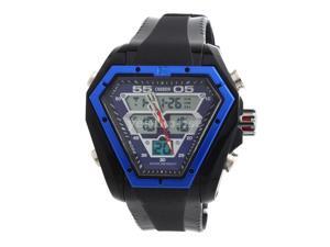 Ohsen 30M Waterproof Silicone Rubber Men Unisex Sport Quartz Wrist Watch Blue Ohsen 30M Waterproof Silicone Rubber Men Unisex Sport Quartz Wrist Watch Blue