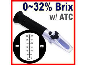 Black RHB-32ATC Brix Refractometer 0-32%ATC Fruit Juice Black RHB-32ATC Brix Refractometer 0-32%ATC Fruit Juice