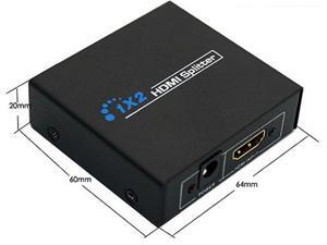 Full HD 1x2 Port HDMI Splitter HDCP compliant Amplifier Repeater 3D 1080p Female Switch Box Hub for DVD, HD Camcorder, HTPC, Laptop Full HD 1x2 Port HDMI Splitter HDCP compliant Amplifier Repeater 3D 1080p Female Switch Box Hub for DVD, HD Camcorder, HTPC, Laptop