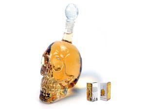 New 500ml Crystal Skull Head Vodka Whiskey Shot Glass Bottle Drinking Home Bar New 500ml Crystal Skull Head Vodka Whiskey Shot Glass Bottle Drinking Home Bar