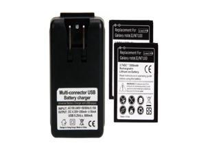 Lot 2 New 3500mAh Battery + Charger for SamSung Galaxy Note 2 II N7100 GT-N7100 2014 Lot 2 New 3500mAh Battery + Charger for SamSung Galaxy Note 2 II N7100 GT-N7100 2014