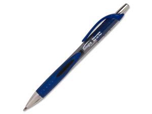Integra Retractable Gel Pen - 0.5 mm Pen Point Size - Blue Ink - Black Barrel - 12 / Dozen Integra Retractable Gel Pen - 0.5 mm Pen Point Size - Blue Ink - Black Barrel - 12 / Dozen