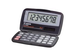 Canon LS555H Wallet Calculator - 8 Character(s) - LCD - Solar, Battery Powered - 4.3" x 2.9" x 0.6" - Black Canon LS555H Wallet Calculator - 8 Character(s) - LCD - Solar, Battery Powered - 4.3" x 2.9" x 0.6" - Black