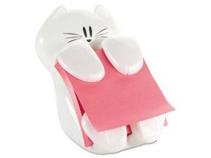 Post-it Pop-Up Note Dispenser Cat Shape, 3 x 3, White Post-it Pop-Up Note Dispenser Cat Shape, 3 x 3, White
