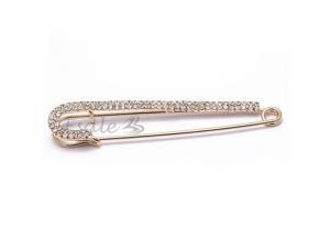Brooch Pin Rhinestone Gold Tone Alloy Women Lady Gift Chic Vintage Brooch Pin Rhinestone Gold Tone Alloy Women Lady Gift Chic Vintage