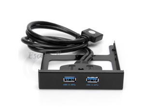 U302-3 2 Port USB 3.0 Hub Front Panel Bracket Cable 19/20 Pin Black U302-3 2 Port USB 3.0 Hub Front Panel Bracket Cable 19/20 Pin Black