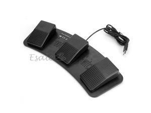 FS3-P USB Triple Foot Switch Pedal Control Keyboard Mouse PC Game Plastic FS3-P USB Triple Foot Switch Pedal Control Keyboard Mouse PC Game Plastic