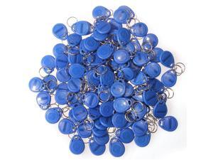 100pcs 125Khz RFID Proximity IC Token Tag Key Ring Keyfobs Blue 100pcs 125Khz RFID Proximity IC Token Tag Key Ring Keyfobs Blue