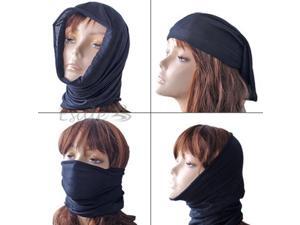 Black Multifunctional Headwear Scarf Mask Tube Sports Black Multifunctional Headwear Scarf Mask Tube Sports