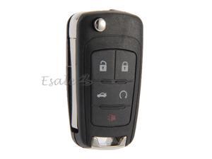 Folding Remote Key Case Shell Fob 5 Buttons for Chevrolet Camaro Cruze Folding Remote Key Case Shell Fob 5 Buttons for Chevrolet Camaro Cruze