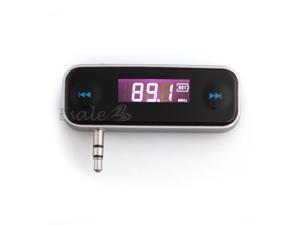 3.5mm Wireless LCD Car FM Radio Transmitter for Mobile iPhone Samsung Black 3.5mm Wireless LCD Car FM Radio Transmitter for Mobile iPhone Samsung Black