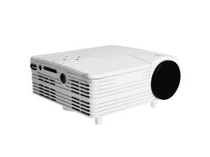 Portable Mini Multimedia LED LCD TV Projector Home Cinema Theater White Portable Mini Multimedia LED LCD TV Projector Home Cinema Theater White