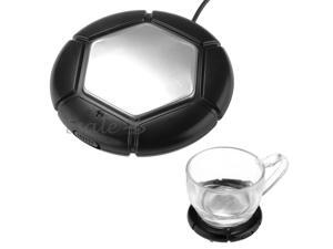 USB Powered Water Coffee Tea Soup Drink Cup Mug Warmer Heater Tray Pad Black USB Powered Water Coffee Tea Soup Drink Cup Mug Warmer Heater Tray Pad Black