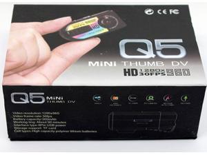 Q5 Mini Hidden Camera Spy Motion Detection Camera Mini Thumb DV HD 720P Digital CAM Hidden DV HD DVR WebCam Camcorder Recorder Q5 Mini Hidden Camera Spy Motion Detection Camera Mini Thumb DV HD 720P Digital CAM Hidden DV HD DVR WebCam Camcorder Recorder