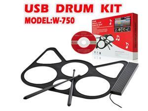 Mini MIDI Drum W750 Musical Accessory USB Roll Up Drum Drum Kit up to 6 pads USB Bus-powered Mini MIDI Drum W750 Musical Accessory USB Roll Up Drum Drum Kit up to 6 pads USB Bus-powered