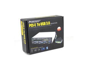 PCI-E To USB 3.0 Internal Combo 3.5'' Internal USB 3.0/4-Port HUB + USB 2.0 All in one Card Reader PCI-E To USB 3.0 Internal Combo 3.5'' Internal USB 3.0/4-Port HUB + USB 2.0 All in one Card Reader