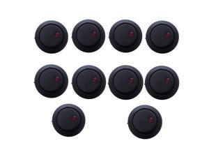 BeGrit 10 Pcs/Lot Red Dot LED Light Round Rocker Toggle Switch Spst On-Off Control for Car Truck BeGrit 10 Pcs/Lot Red Dot LED Light Round Rocker Toggle Switch Spst On-Off Control for Car Truck