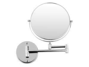 BeGrit Bathroom Makeup Cosmetic Mirror 8'' Two-Sided Wall Mount 360° Swivel Extendable with 3x Magnification BeGrit Bathroom Makeup Cosmetic Mirror 8'' Two-Sided Wall Mount 360° Swivel Extendable with 3x Magnification