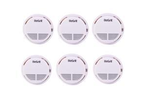 BeGrit Battery Powered Smoke Detector Alarm Combination 6 Pack (Batteries NOT Included) BeGrit Battery Powered Smoke Detector Alarm Combination 6 Pack (Batteries NOT Included)