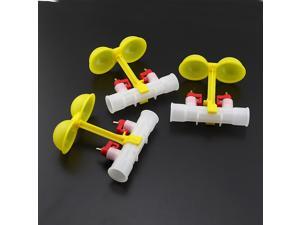 Pack of 3 Chicken Water Double Squeeze Water drinking Nipples Dual Feeder Waterer Pack of 3 Chicken Water Double Squeeze Water drinking Nipples Dual Feeder Waterer