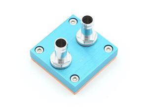 50*50*15mm blue CPU waterblock with pure copper base vertical Interface water cooling block for CPU cooler 50*50*15mm blue CPU waterblock with pure copper base vertical Interface water cooling block for CPU cooler