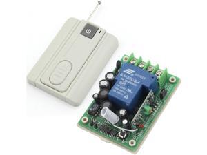 RF AC 100-240V 2500W 1 Channel One Relay Wireless Learning Remote Control Switch One Key Gary Transmitter RF AC 100-240V 2500W 1 Channel One Relay Wireless Learning Remote Control Switch One Key Gary Transmitter