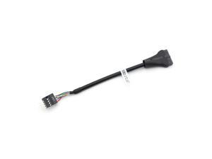 Motherboard Cable Adapter Converter 20 Pin USB3.0 To 9 Pin USB2.0 Motherboard Cable Adapter Converter 20 Pin USB3.0 To 9 Pin USB2.0
