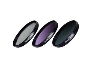 Vivitar 3-Piece Multi-Coated Glass Filter Kit (46mm UV/FLD/CPL) Vivitar 3-Piece Multi-Coated Glass Filter Kit (46mm UV/FLD/CPL)