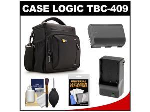 Case Logic TBC-409 Digital SLR Camera Shoulder Case (Black) with LP-E6 Battery & Charger + Accessory Kit for Canon EOS 6D, 7D, 5D Mark II III Case Logic TBC-409 Digital SLR Camera Shoulder Case (Black) with LP-E6 Battery & Charger + Accessory Kit for Canon EOS 6D, 7D, 5D Mark II III