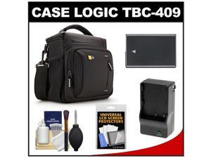 Case Logic TBC-409 Digital SLR Camera Shoulder Case (Black) with EN-EL14 Battery & Charger + Accessory Kit for Nikon D3100, D3200, D5100, D5200 Case Logic TBC-409 Digital SLR Camera Shoulder Case (Black) with EN-EL14 Battery & Charger + Accessory Kit for Nikon D3100, D3200, D5100, D5200