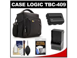 Case Logic TBC-409 Digital SLR Camera Shoulder Case (Black) with NP-FM500H Battery & Charger + Accessory Kit for Sony Alpha A57, A58, A65, A77, A99 Case Logic TBC-409 Digital SLR Camera Shoulder Case (Black) with NP-FM500H Battery & Charger + Accessory Kit for Sony Alpha A57, A58, A65, A77, A99