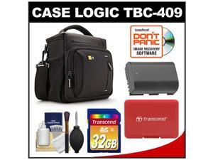 Case Logic TBC-409 Digital SLR Camera Shoulder Case (Black) with 32GB Card + LP-E6 Battery + Accessory Kit for Canon EOS 6D, 7D, 5D Mark II III Case Logic TBC-409 Digital SLR Camera Shoulder Case (Black) with 32GB Card + LP-E6 Battery + Accessory Kit for Canon EOS 6D, 7D, 5D Mark II III