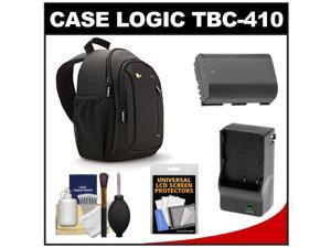 Case Logic TBC-410 Digital SLR Camera Sling Case (Black) with LP-E6 Battery & Charger + Accessory Kit for Canon EOS 6D, 7D, 5D Mark II III Case Logic TBC-410 Digital SLR Camera Sling Case (Black) with LP-E6 Battery & Charger + Accessory Kit for Canon EOS 6D, 7D, 5D Mark II III