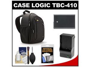 Case Logic TBC-410 Digital SLR Camera Sling Case (Black) with EN-EL14 Battery & Charger + Accessory Kit for Nikon D3100, D3200, D5100, D5200 Case Logic TBC-410 Digital SLR Camera Sling Case (Black) with EN-EL14 Battery & Charger + Accessory Kit for Nikon D3100, D3200, D5100, D5200