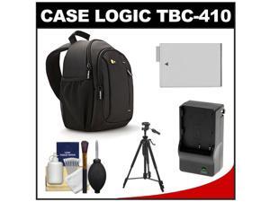 Case Logic TBC-410 Digital SLR Camera Sling Case (Black) with LP-E8 Battery & Charger + Tripod + Kit for Rebel T3i, T4i, T5i Case Logic TBC-410 Digital SLR Camera Sling Case (Black) with LP-E8 Battery & Charger + Tripod + Kit for Rebel T3i, T4i, T5i