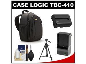 Case Logic TBC-410 Digital SLR Camera Sling Case (Black) with NP-FM500H Battery & Charger + Tripod + Kit for Sony Alpha A57, A58, A65, A77, A99 Case Logic TBC-410 Digital SLR Camera Sling Case (Black) with NP-FM500H Battery & Charger + Tripod + Kit for Sony Alpha A57, A58, A65, A77, A99