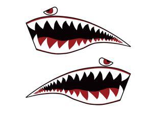 Warhawk Sticker Decal Flying Tiger Shark Teeth Fighter Jet Bite War Hawk Warhawk Sticker Decal Flying Tiger Shark Teeth Fighter Jet Bite War Hawk