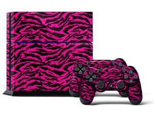 Sony PS4 PlayStation 4 Console Skin plus 2 Controller Skins - Zebra Pink Sony PS4 PlayStation 4 Console Skin plus 2 Controller Skins - Zebra Pink