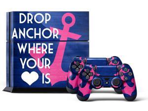 Sony PS4 PlayStation 4 Console Skin plus 2 Controller Skins - Anchor Sony PS4 PlayStation 4 Console Skin plus 2 Controller Skins - Anchor