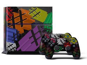 Sony PS4 PlayStation 4 Console Skin plus 2 Controller Skins - Hashtastic Sony PS4 PlayStation 4 Console Skin plus 2 Controller Skins - Hashtastic