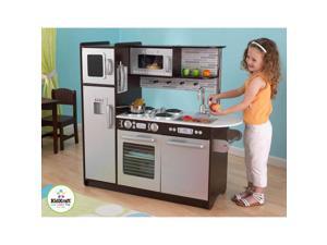 KidKraft Uptown Espresso KITCHEN Refrigerator Toddler Kids Pretend Play Set Wood KidKraft Uptown Espresso KITCHEN Refrigerator Toddler Kids Pretend Play Set Wood