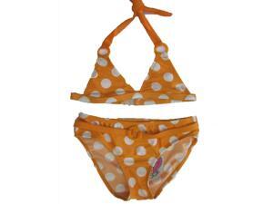 2B Real Little Girls Orange White Polka Dot Print 2Pc Bikini Swimsuit 5-6 2B Real Little Girls Orange White Polka Dot Print 2Pc Bikini Swimsuit 5-6