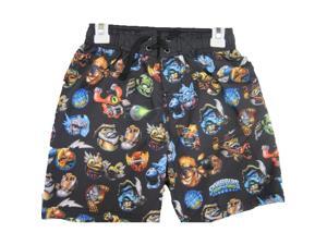 Skylanders Swap Force Big Boys Black Character Print Swim Wear Shorts 14-16 Skylanders Swap Force Big Boys Black Character Print Swim Wear Shorts 14-16