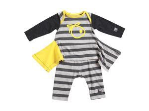 KidCuteTure Baby Girls Honey Yellow Stripe Lizzi Tunic Leggings Outfit Set 9M KidCuteTure Baby Girls Honey Yellow Stripe Lizzi Tunic Leggings Outfit Set 9M
