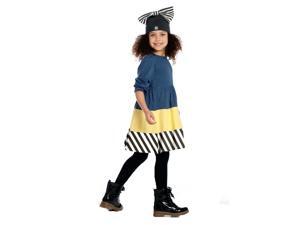 KidCuteTure Big Girls Blueberry Yellow Stripe Lala Designer Fall Dress 12 KidCuteTure Big Girls Blueberry Yellow Stripe Lala Designer Fall Dress 12