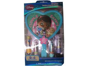 Disney Girls Doc McStuffins Lip Shine Hand Mirror Cosmetic Set Disney Girls Doc McStuffins Lip Shine Hand Mirror Cosmetic Set